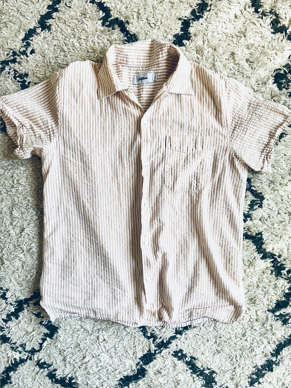 Vatpave Seersucker Beach Shirt